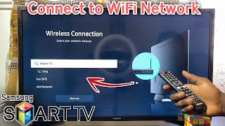 Samsung Smart TV: How to Connect to WiFi Network