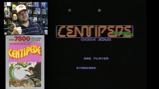 Centipede for Atari 7800 - game play