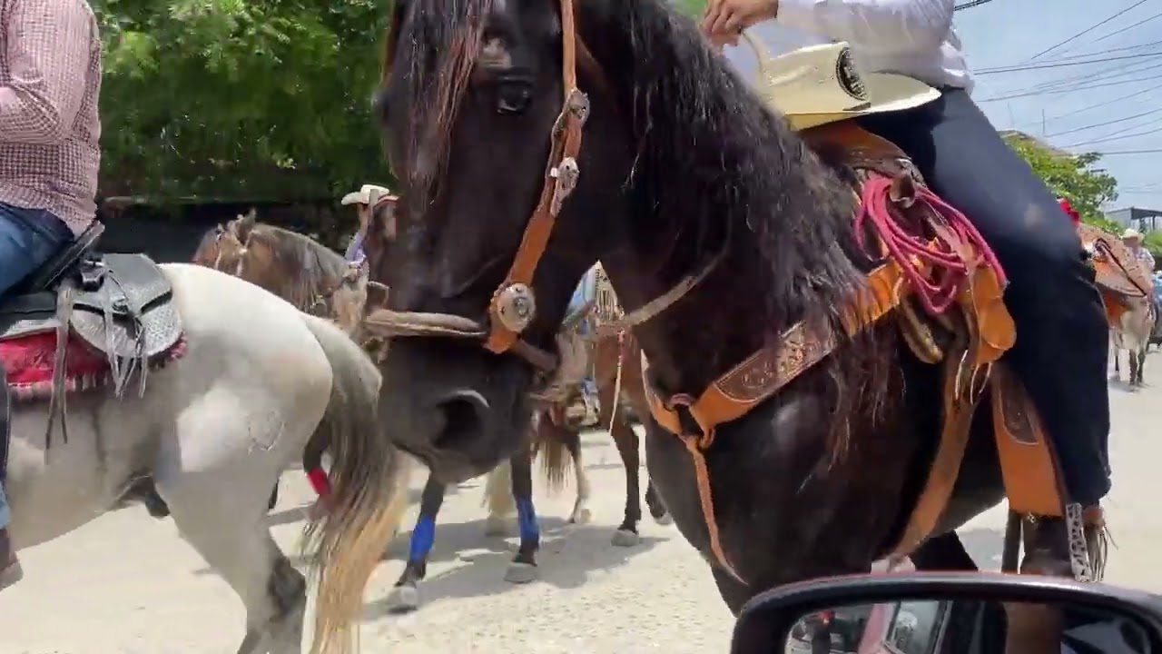 Cabalgata en Río Grande Oaxaca en su fiesta Patronal