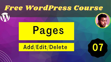 How to Add Pages in WordPress pages tutorial in Hindi /Urdu