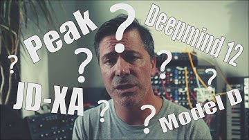 A Brief Synth Comparison - Novation Peak / Roland JD-XA / Behringer DeepMind / Model D