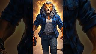 Dark Side AI Operator Lion in a Chainsaw stress test #automobile #art #metal