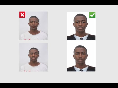 Comment modifier sa photo pour la Dv lottery: Passport photo maker