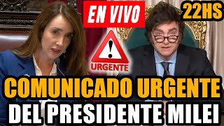 🔴¡URGENTE MILEI EN VIVO CON UN MEGA COMUNICADO TRAS RECIBIR AL COMITÉ DE CRISIS! | FRAN FIJAP