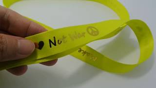 Hot Gold stamping Lanyards