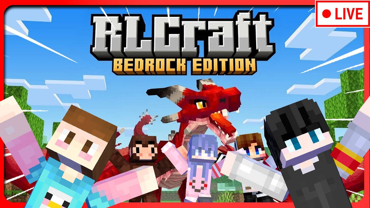 [ไลฟ์ย้อนหลัง]RLCraft Bedrock Day1 - เปิดซีซั่นใหม่ที่น่าเล่นกว่าเดิม