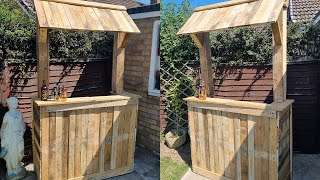 How to create a Garden Pallet Bar