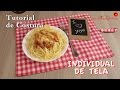 Tutorial #30 - Como hacer un Individual de Tela - how to make a fabric placemat