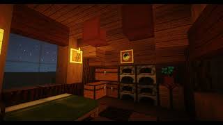 Cute Minecraft decor in the rain 🌧️