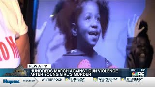 Over 200  march for Hopewell community walk to honor life of slain 8-year-old