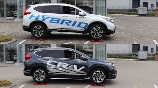 SLIP TEST - Honda CR-V Hybrid AWD 2.0 i-MMD vs Honda CR-V 1.5 VTEC Turbo AWD - @4x4.tests.on.rollers