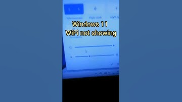 Windows 11 WiFi Not Showing #shots #WiFi fixed #viral