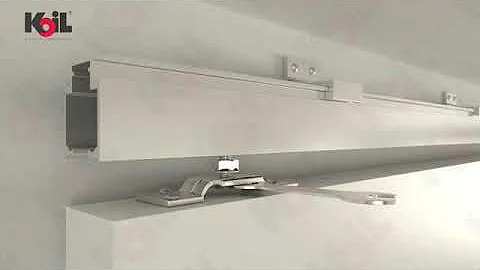 Koil Hardware - Hanging Sliding Roller (Two Way Soft Close)