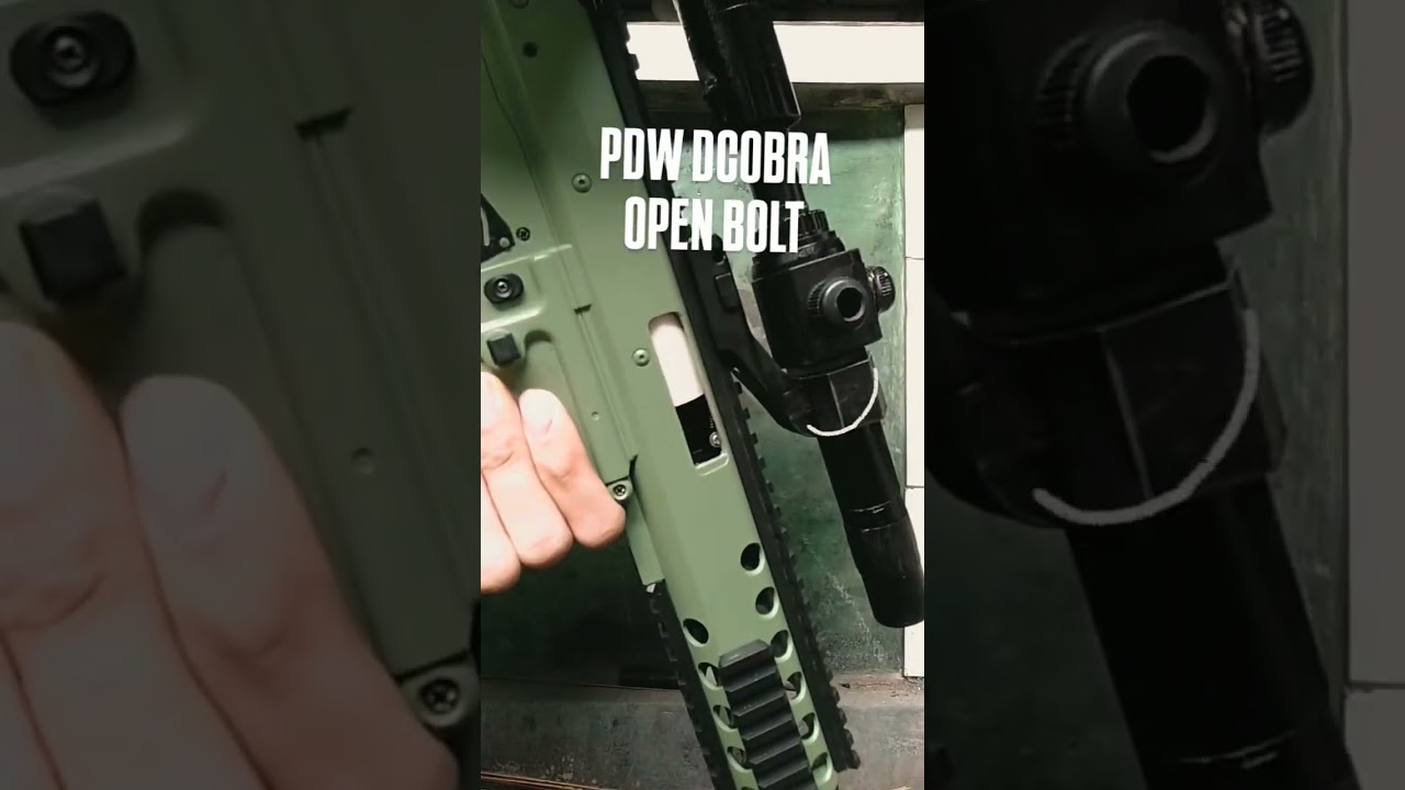 PDW Bison DCOBRA Hijau Custom OPEN BOLT // Spring Airsoft 