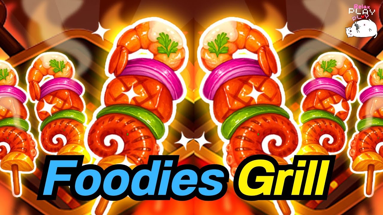 🍡🍤🦑🔥เกมจับคู่ปิ้งย่าง I Foodie Grill