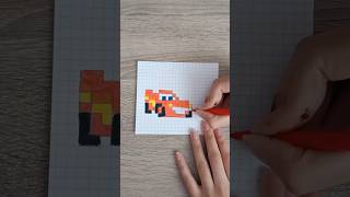 Şimşek Mcqueen Pixel Art