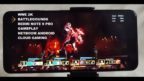 Redmi Note 9 Pro WWE 2K Battlegrounds Gameplay Netboom Android Cloud Gaming