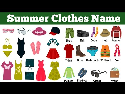 Summer clothes name। clothes name। summer clothes। clothes name in ...