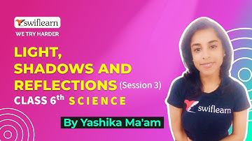 Light, Shadows and Reflections | Class 6 Science | Online Classes | Session 3 - Swiflearn