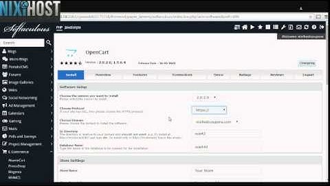 Installing OpenCart with Softaculous in cPanel