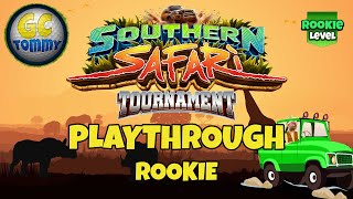 ROOKIE Playthrough, Hole 1-9 - Southern Safari Tournament! *Golf Clash Guide*