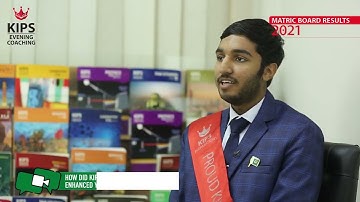 Talha Amin | 1st Position in Matric Results 2021 | KIPS Preparations | Revision & Tests Session