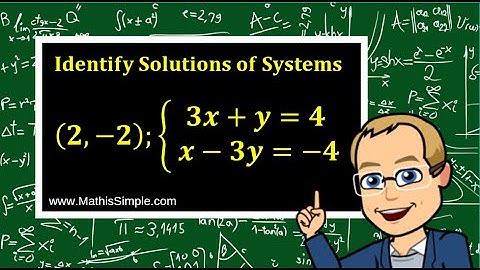 Identifying Solutions of Systems - More Practice (Part 1) | Expressions & Equations | Grade 8