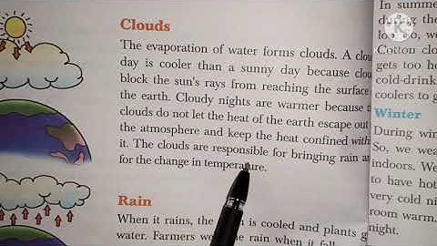 Class 3 Science chapter- 3 Weather and Seasons ( part -2)