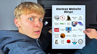 I Played Bingo With the Internet's Most USELESS Websites