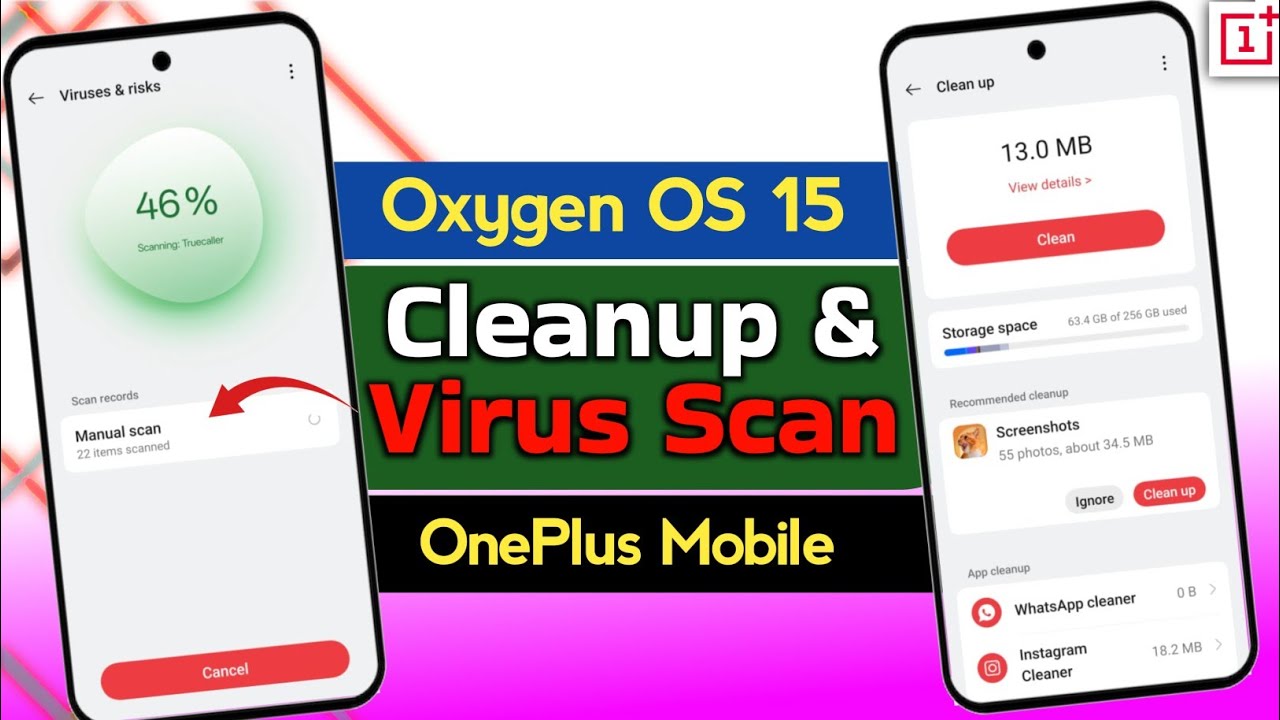 Oxygen OS 15 Clean up and Virus Scan Features #oxygenos15 - YouTube