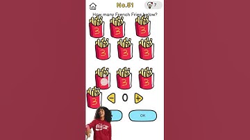 Brain Out Level 51 / No.51 – Count Fries 🍟 #brainout  #mobilegame #games #shorts #puzzlegame