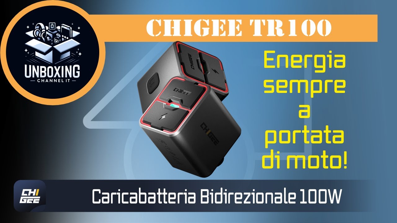 Mai Più Batteria Scarica in Moto! Chigee TR100 la Soluzione?