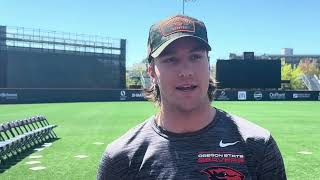 Oregon State Baseball Interview: Aiden May (5/8/24)