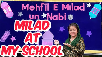 Aayat Arif || Milad At My School || vlog