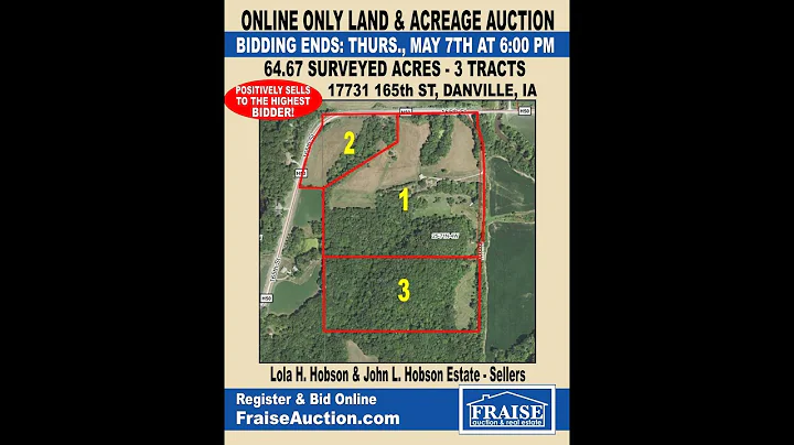 Fraise Auction - Online Only Land & Acreage Auctio...