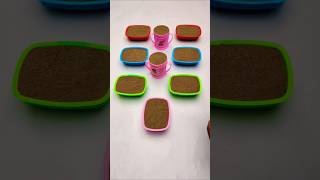 Satisfying with Colourful Sand ASMR video l Relaxing with Colourful Sand ASMR video #shortsfeed