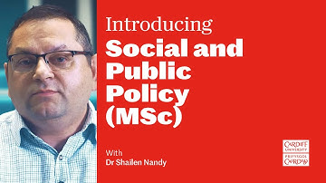 Course introduction: Social and Public Policy (MSc) at Cardiff University