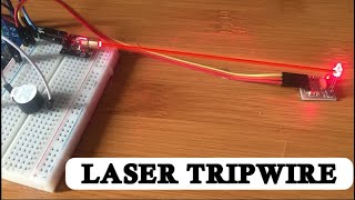 How To Make A Simple Laser Tripwire Using Arduino.