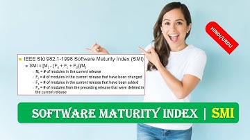 Software Metrics for Maintenance | Software Maturity Index | SMI  in HINDI