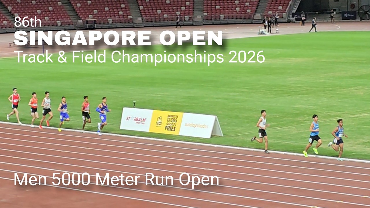 Men 5000 Meter Run Open | 86th Singapore Open Track & Field ...