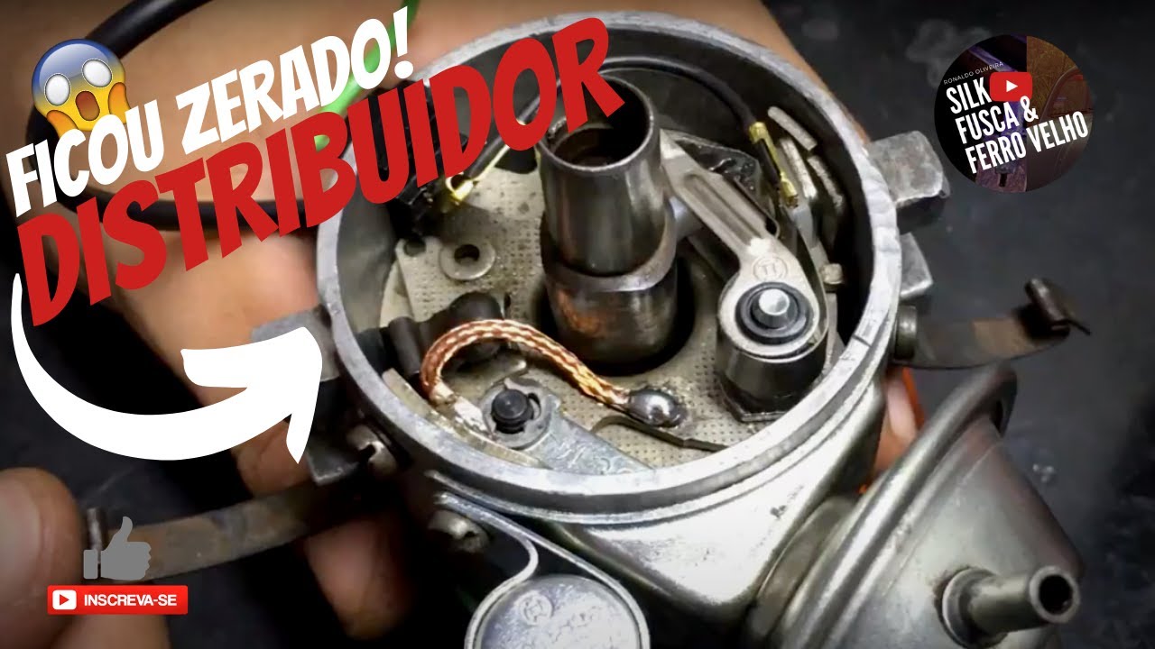 Desmontando Distribuidor do Fusca para Limpeza e Manutenção - 74/1500 Ocre Marajó