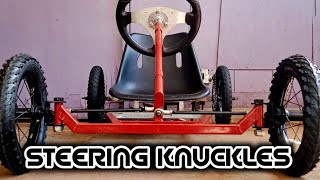 Making Steering Knuckle Go Kart For Bicycle Wheels