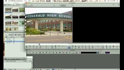 Avid Tutorial: Building a Sequence