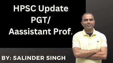 HPSC Update PGT/Assistant Prof/  HARYANA|vHow to start Preparation|Syllabus|Exam Date