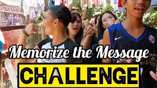 Memorize the Message Challenge