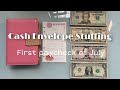 TEENAGE CASH ENVELOPE STUFFING ~ first paycheck of July