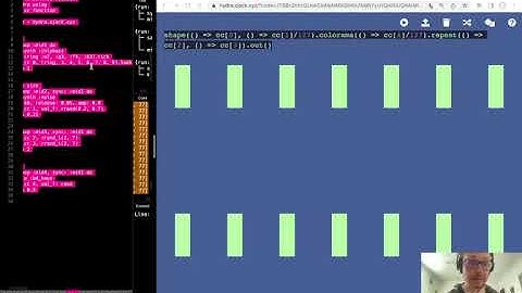 Sonic Pi Tutorial - Controlling Hydra Visuals with midi_cc function
