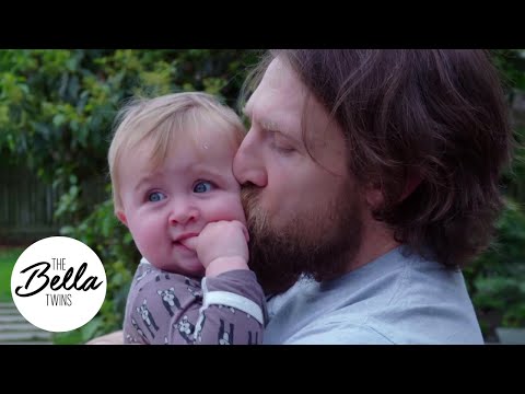 DADDY'S GIRL! Birdie and Daniel Bryan enjoy a backyard play session!