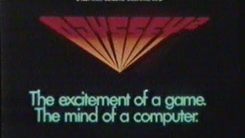1981 Odyssey 2 Computer Video Game "The mind of a computer" TV Commercial
