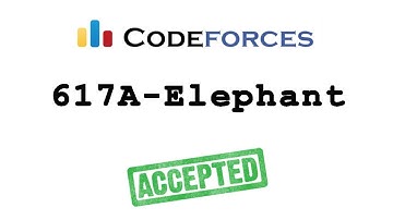 Codeforces "617A - Elephant" solution( Bangla ) | Cpp language